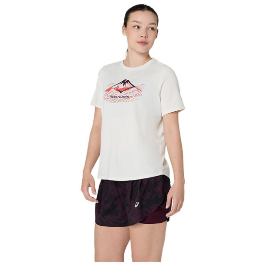 Asics Γυναικεία κοντομάνικη μπλούζα Fujitrail Logo T-Shirt